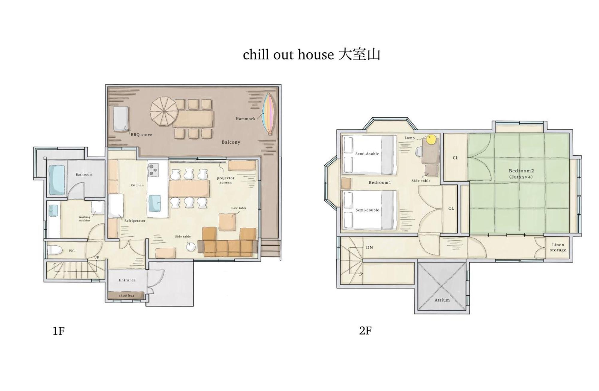 Вилла Chillout House 大室山 Ито Экстерьер фото